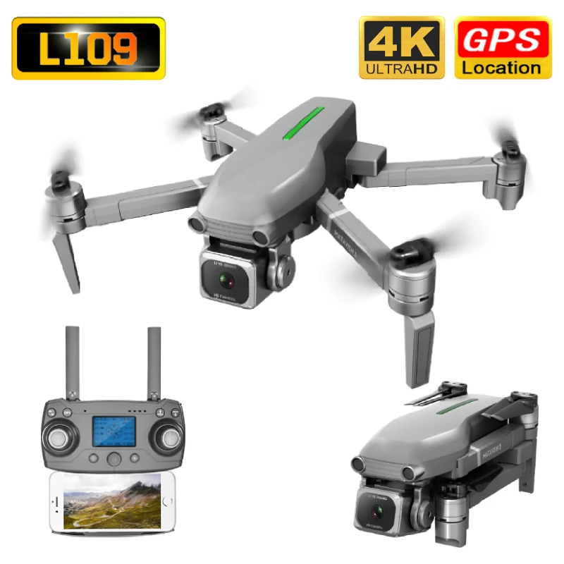 L109 Дрон GPS 4K HD камера 5G WIFI FPV Бесщеточный мотор складной селфи дроны