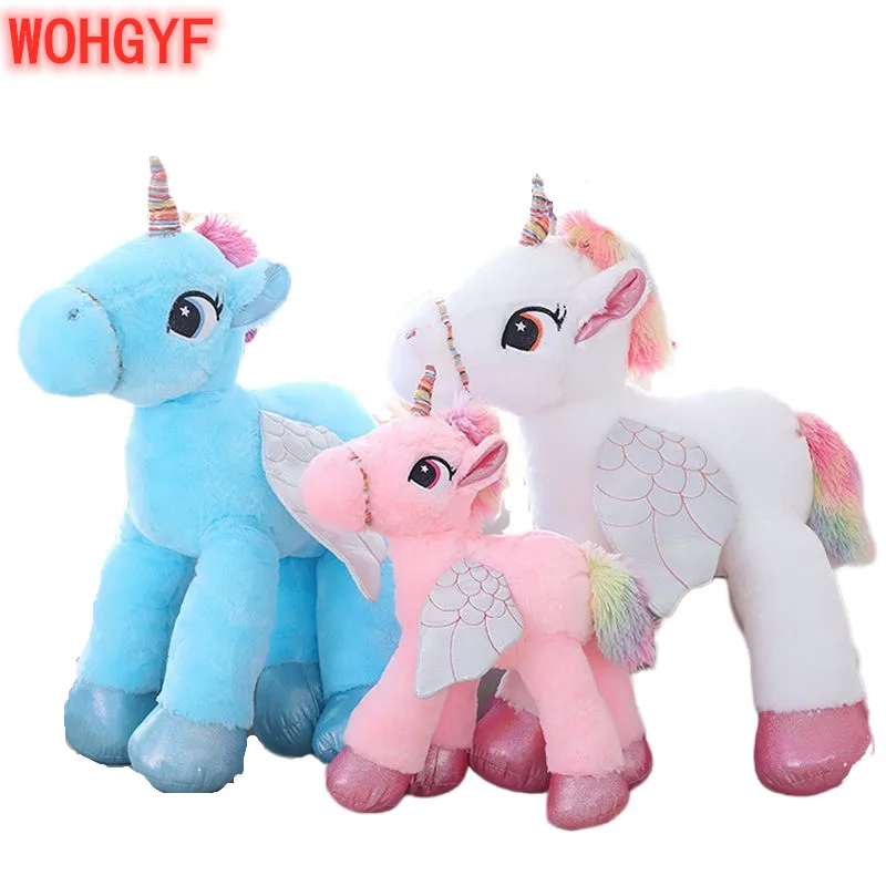 1 шт. 60 см Милый Плюшевый единорог подушка игрушки мягкие плюшевые Животные