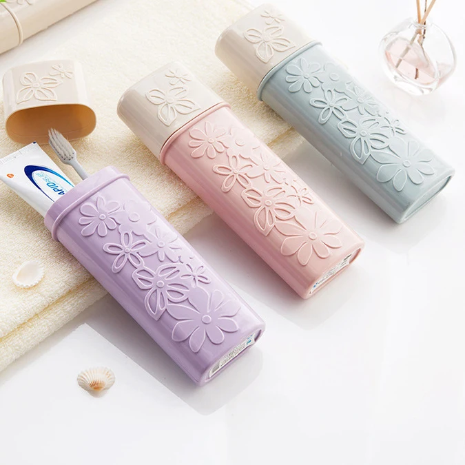 

Portable Storage Box Travel Camping Toothbrush Case Bathroom Brush Wash Toothpaste Toothbrush Storage Box