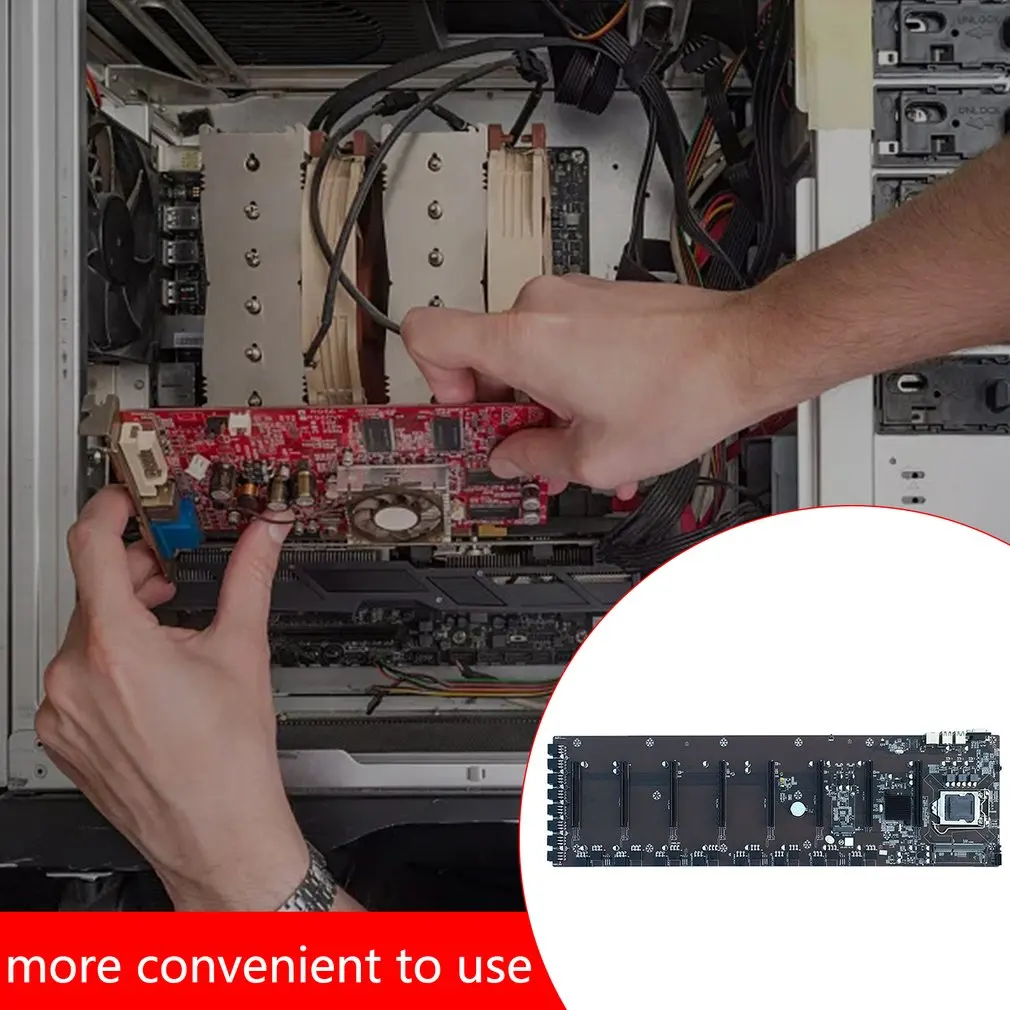 b75 btc d8p online professional 8 card 6 mainboard 3 generation memory support g3900 6789 generation free global shipping