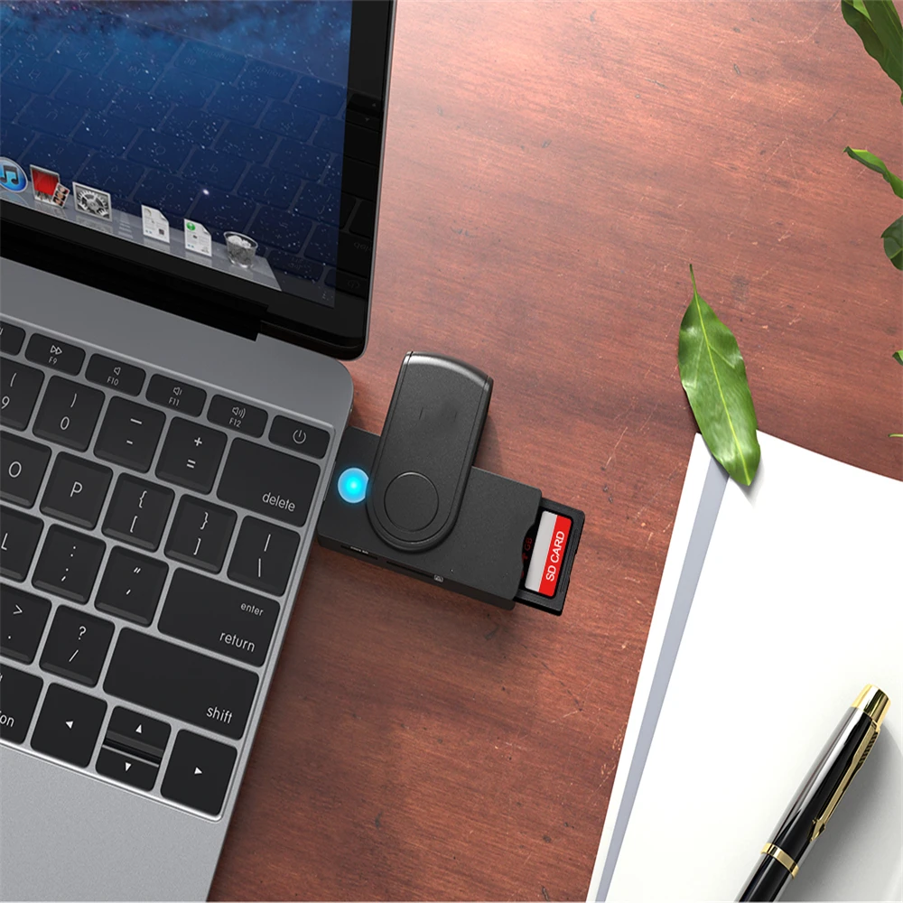 USB 2 0 устройство для чтения смарт карт micro SD/TF карта памяти ID Bank EMV электронный DNIE days