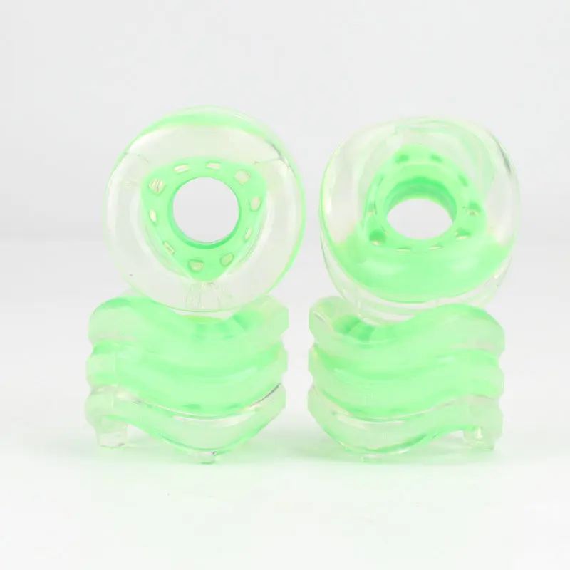 

4pcs/Lot 60x45mm Skateboard Wheel Longboard Resilient Pu For Rough Ground Asphalt Road Custom Replacement Wheels Diy Skateboard