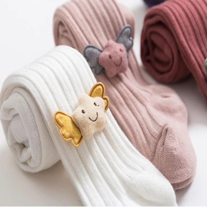 

Tights For Girls Baby Pantyhose Children's Tights Stockings Girl Toddler Kid Cotton Warm Solid Candy Color Autumn