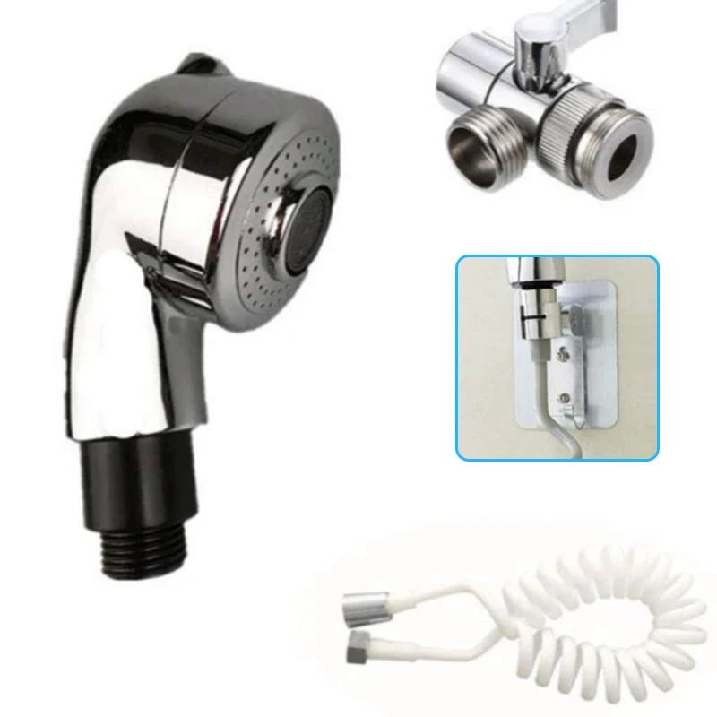 

Bathroom Faucet Sprayer Sprinkler+Base+Hose+Valve Set Parts Element Accessory