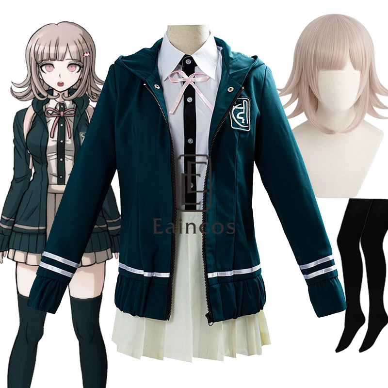 Аниме Драконий жемчуг супер DanganRonpa Nanami Косплей ChiaKi Костюм для девочек JK форма