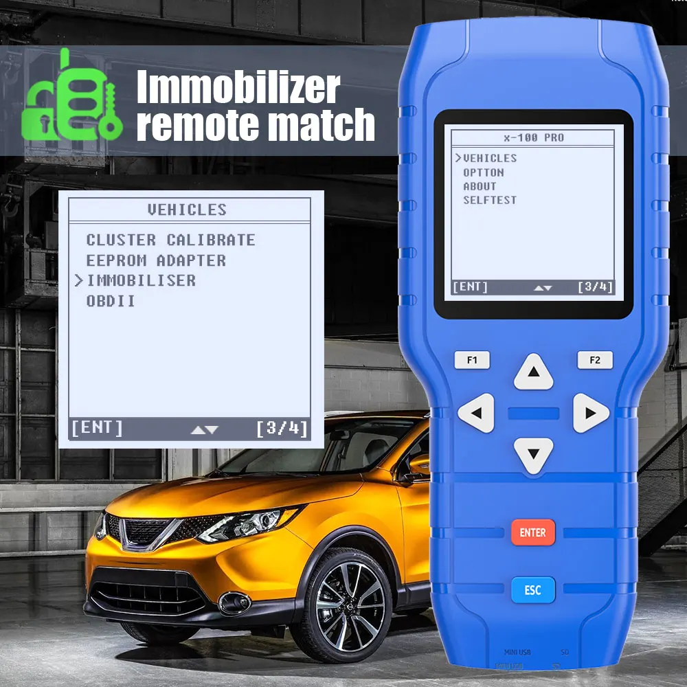 OBDSTAR программатор автомобильных ключей (C + D) тип для IMMO одометра диагностический
