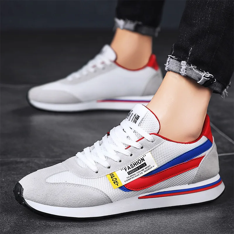 

Мужские кроссовки для бега, дышащие мужские спортивные кроссовки, удобная повседневная прогулочная обувь, спортивная тренировочная обувь ...