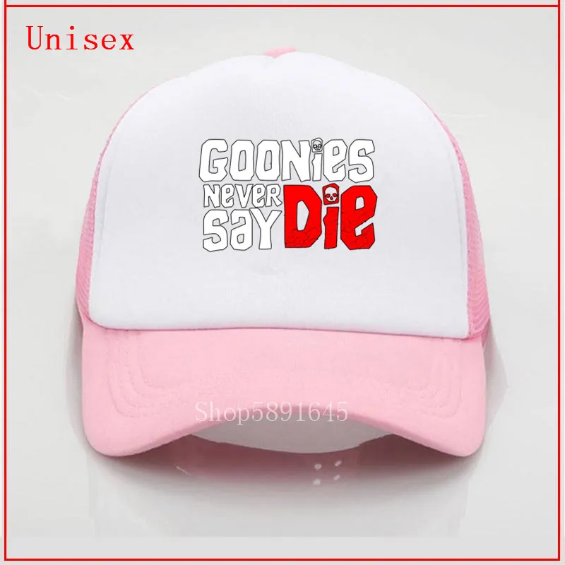 Новый Стиль Регулируемая Goonies never say distressed вышивка хлопок бейсбольная шляпа для