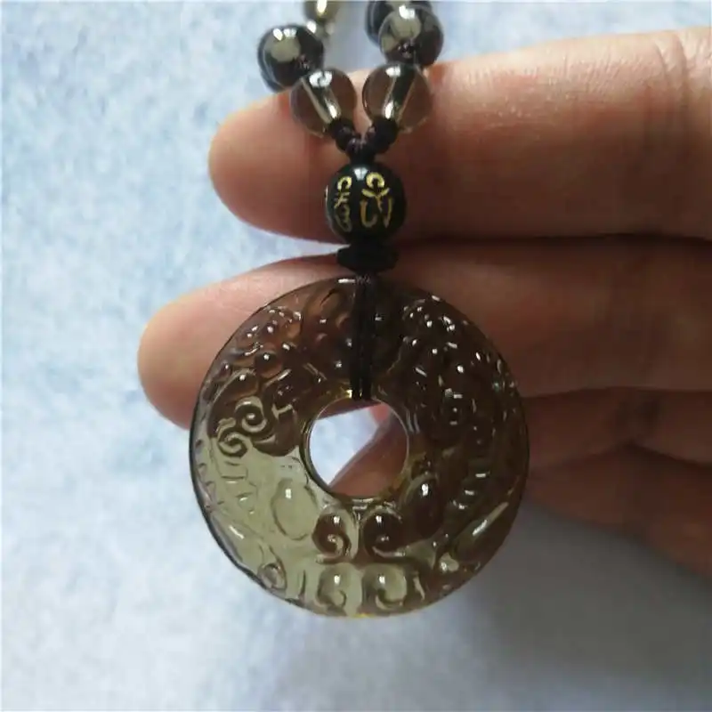 Ожерелье из натурального камня 32*32 мм ювелирные изделия подвеска ледяного