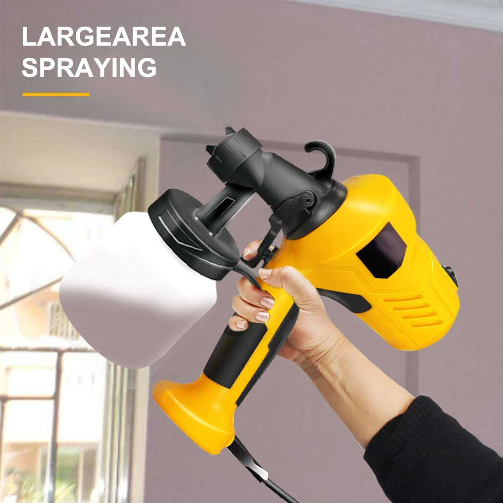 

800ml Electric Paint Spray Gun Portable Spray Gun Alcohol Sprayer Handheld Plastic Adjustable Volume Low-pressure Sprayer Gun