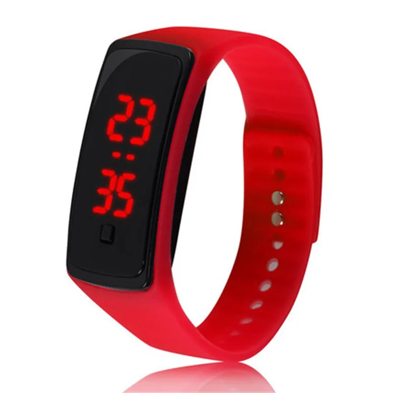 

Hot led Bracelet two generation silica gel electronic watch sports watch for boys and girls