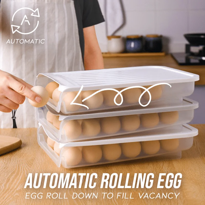 Хранилище для яиц с легкой Прокруткой|Коробки и ящики хранения| |