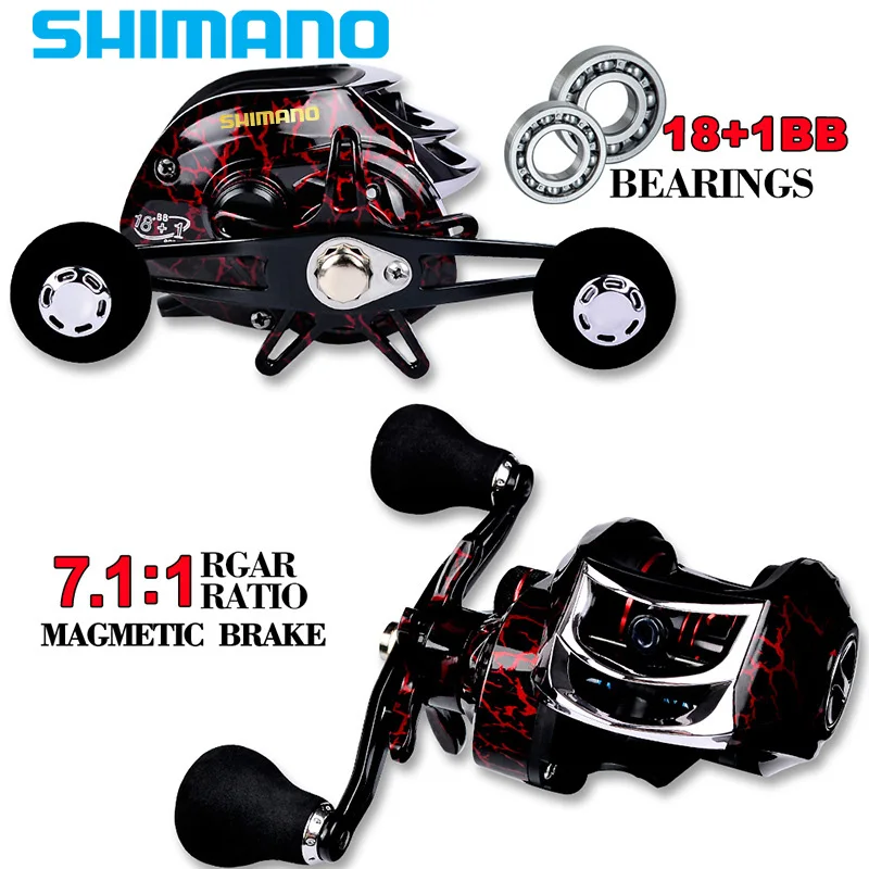 Рыболовная катушка Daiwa CAIUS 18 + 1BB 7 1: 1 корпус HAGANE центробежная тормозная система