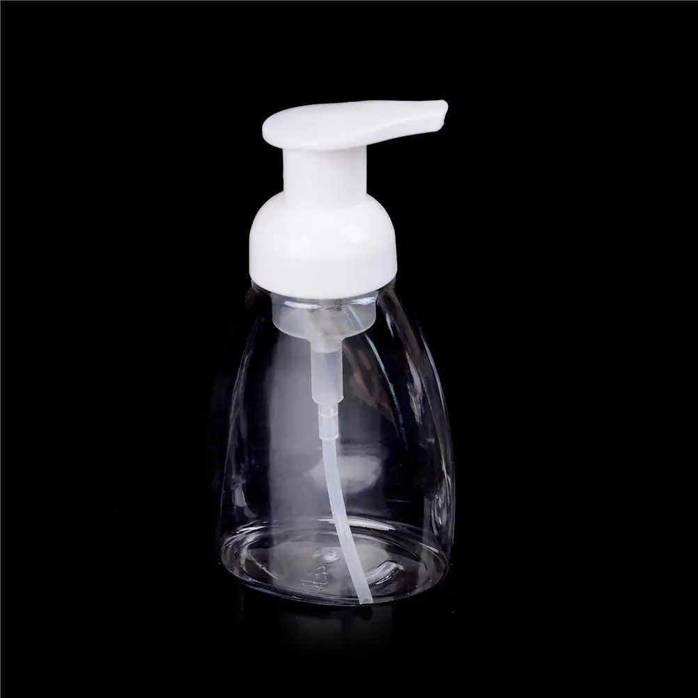 

200/250/500ml Plastic Bathroom Hotel Liquid Soap Foam Dispenser Clear Foam Make Up Shampoo Lotion Containers Hand Pump