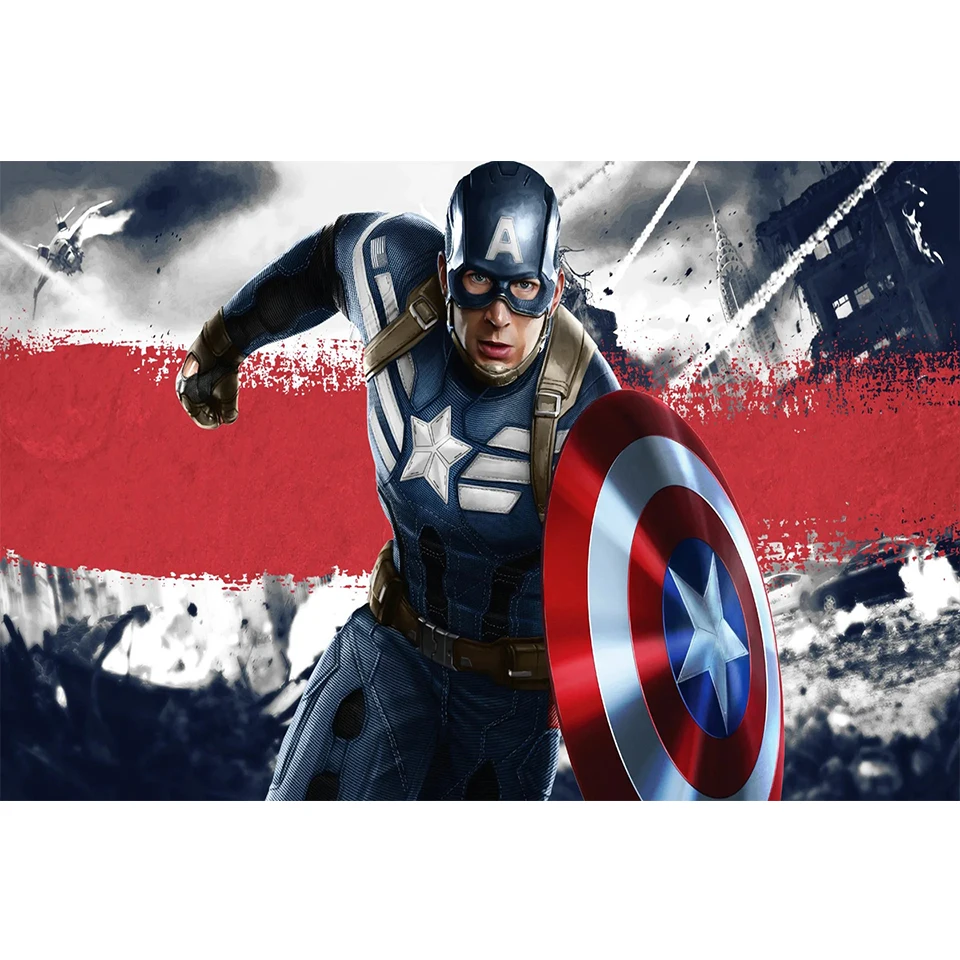 

Алмазная вышивка «мстители» из мультфильма «Капитан Америка»