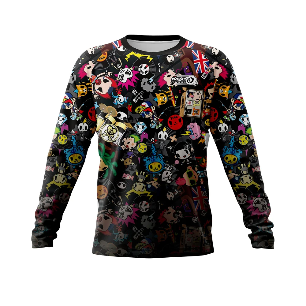 2021 велосипедная бездорожья MPC с длинным рукавом Джерси скоростная выработка