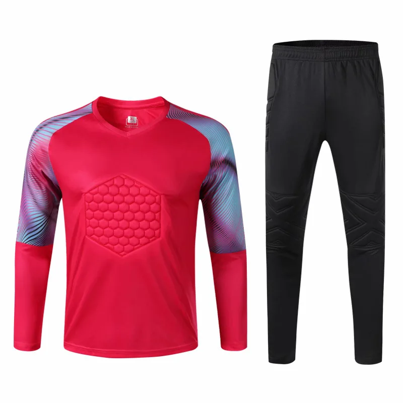 Мужской/женский плотный дышащий костюм вратаря баскетбольная кофта с длинным
