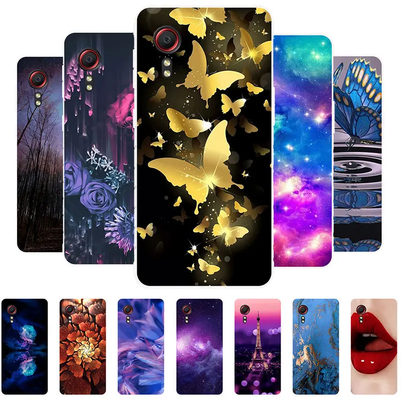 

Case For Samsung Galaxy Xcover 5 Case Butterfly Soft Silicon Back Cover For Samsung Xcover 5 Phone Case for Samsung Xcover5 5.3"