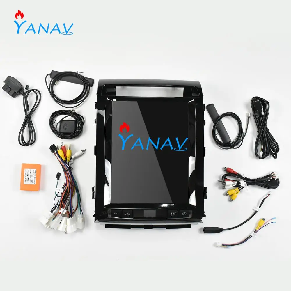 

Tesla style Car GPS Navigation DVD Player For-TOYOTA Land Cruiser Prado 08-15 head unit radio multimedia player