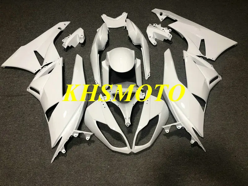 Литьевая форма обтекатель комплект для KAWASAKI Ninja ZX6R 09 10 ZX 6R 636 2009 2010 ABS все белые