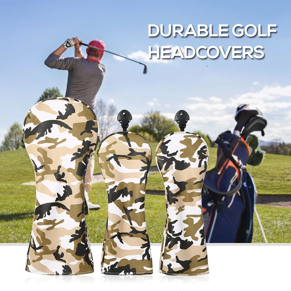 3 шт. Чехлы для клюшек гольфа набор деревянных головок с цифрами|Головка клюшки| |