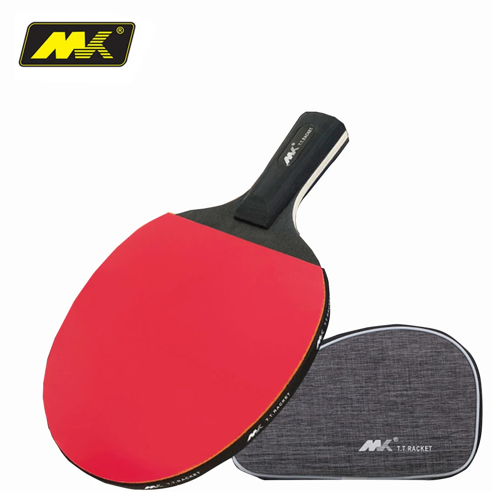 Ракетка для настольного тенниса двухсторонняя ракетка резиновая с сумкой