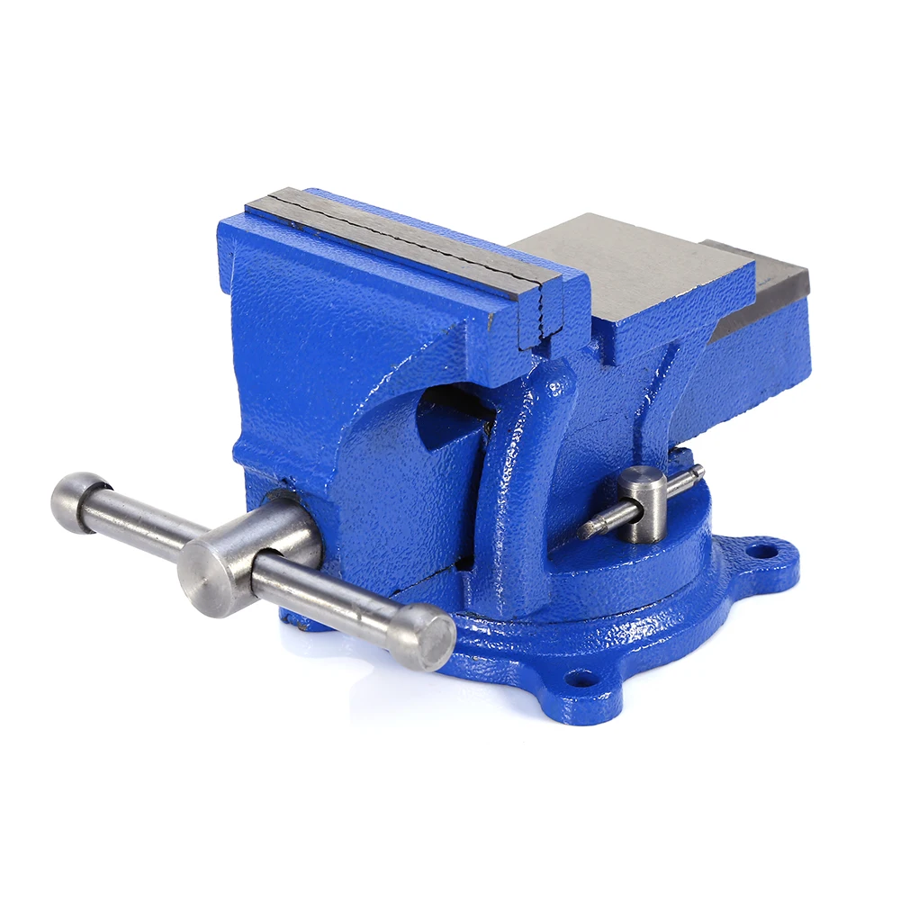 

Durable 360Â° Bench Vice Workshop Clamp Engineers 100mm Jaw Workshop Heavy Duty