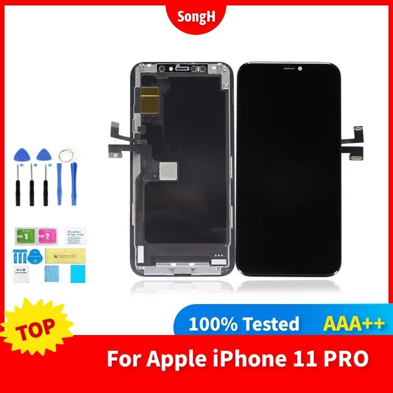 

Дисплей OLED для iPhone 11 Pro, сменный сенсорный 3D-экран в сборе для iPhone 11 Pro, AAA +++
