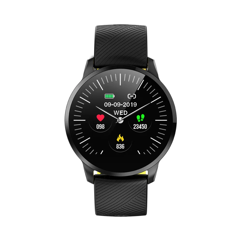 Greentiger Новые смарт-часы для фитнеса для женщин монитор сердечного ритма Bluetooth Шагомер сенсорный Интеллектуальный спортивный Smartwatch VS L5 L7 F8