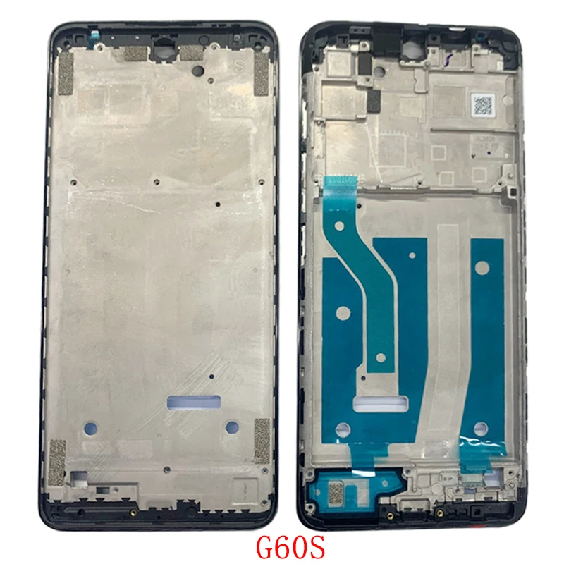 housing middle frame lcd bezel plate panel chassis for motorola moto g50 g60 g60s phone metal middle frame replacement parts free global shipping