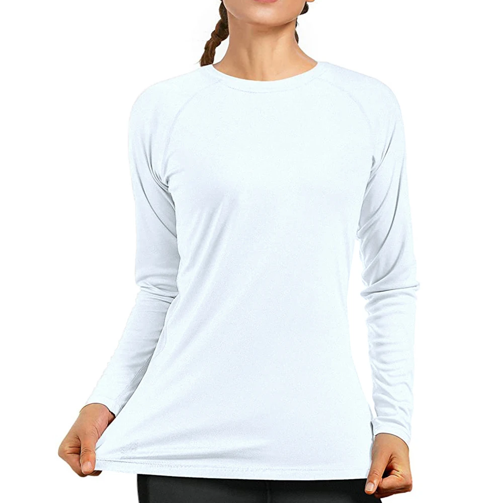 

Women Loose Fitness Shirts Long Sleeve Round Neck Sports T-shirt Yoga Top Workout Running Femme Gym Tops Solid Sportswear