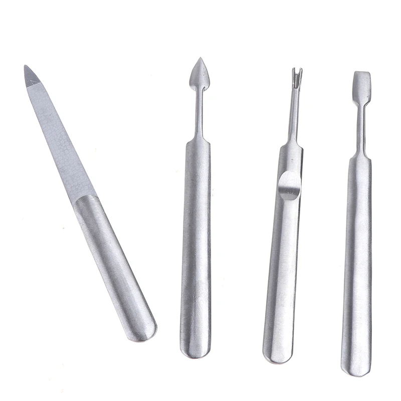 

Stainless Steel Nail Art File Rod Double Sides Buffer Grinding Finger Cuticle Remover Polish Acrylic Gel Manicure Pedicure Tool