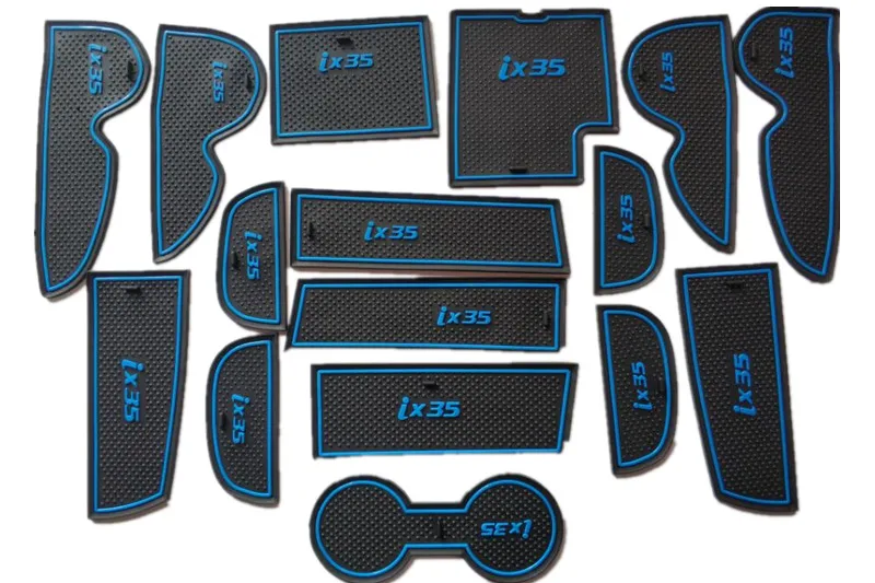 Противоскользящий коврик для автомобиля нескользящий дверных ворот Hyundai ix35 2009 2017