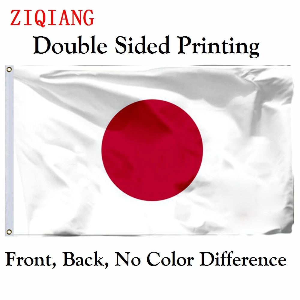 

Японский флаг 3x5 футов, полиэстер, размер 90x150 см, высококачественный двусторонний Печатный Баннер под заказ