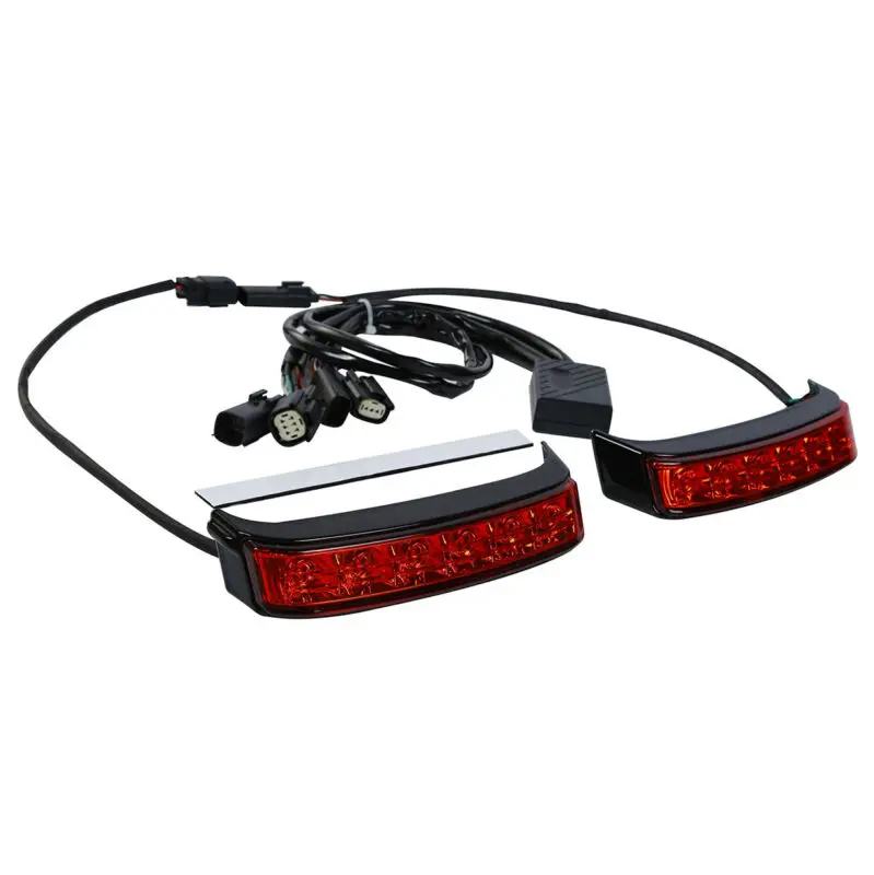 Светодиодный светильник для седельной сумки для Harley Road Electra Street Glide Ultra Classic Limited 14-19 FLHTCU FLHTK FLHTKL