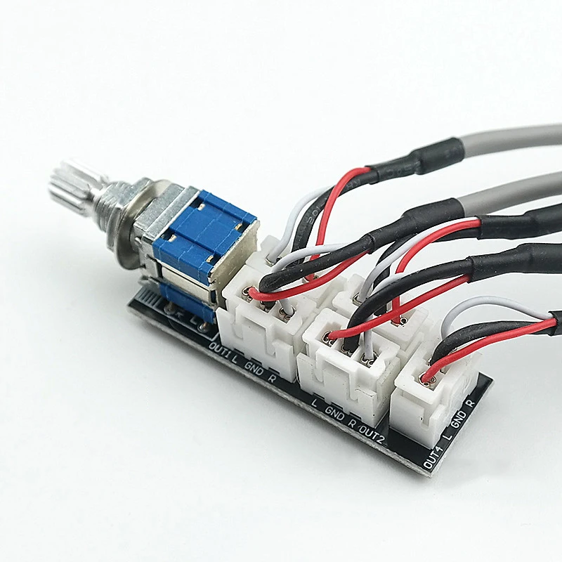 4-канальный двухканальный переключатель сигнала источника звука Lusya плата