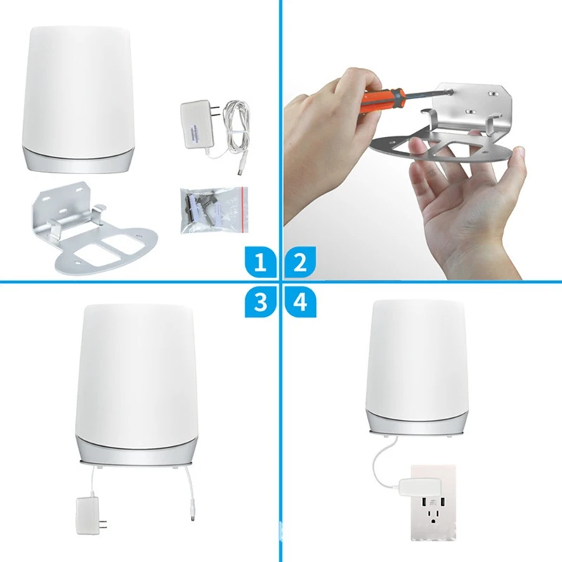 Metal Wall Mount Holder For Orbi Whole Home Tri-Band Mesh Wifi 6 System/Orbi Ultra(RBK850/RBK852/RBK853/RBS750) | Электроника