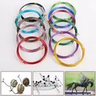 Многоцветная металлическая алюминиевая мягкая проволока, алюминиевая проволока для рукоделия, сделай сам, бонсай, Цветочная ручная работа, проволока для бисероплетения 1,01,52,02,5 мм