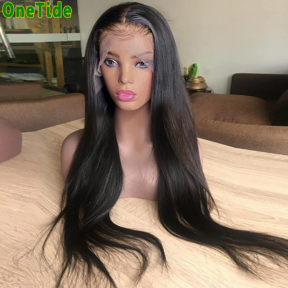 30 Inch Bone Straight Lace Front Wig 13x4 Lace Frontal Wig Closure Wig Brazilian Straight Lace Front Human Hair Wigs For Women