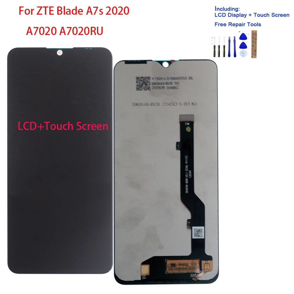 Запасные части для телефона ZTE Blade A7020 A7020RU BLADE A7s 2020 Оригинальный ЖК дисплей|Экраны
