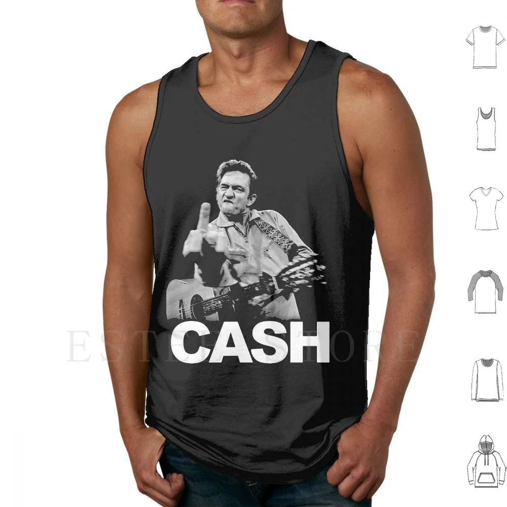 

Майка Джонни кэш, крутой хлопковый топ, легендарный кутри Джонни, панк и рулон, для мужчин среднего пальца