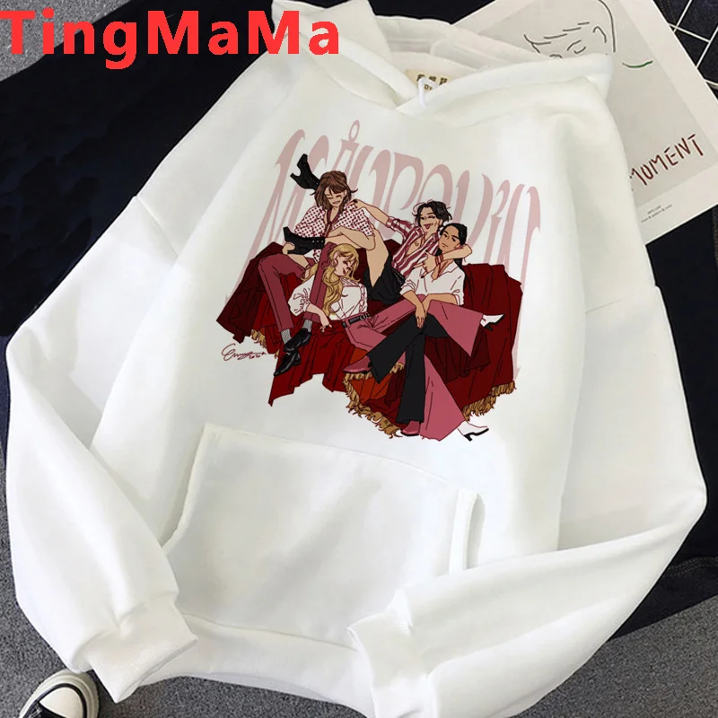 

Maneskin hoodies male hip hop graphic men clothing Oversized y2k aesthetic
