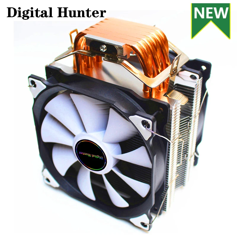 

Computer components CPU Cooler Fan 4/6 Heat Pipes 120mm PWM 4PIN Quiet for LGA 1155 1156 X79 X99 AMD AM3 AM4 Cooling radiator