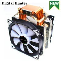 computer components cpu cooler fan 46 heat pipes 120mm pwm 4pin quiet for lga 1155 1156 x79 x99 amd am3 am4 cooling radiator