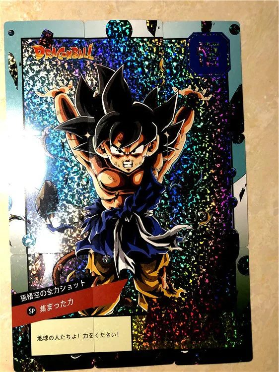 27 шт. 9 в 1 супер Dragon Ball Z Genki DamaSpirit бомба герои битва карта Гоку черная Вегета супер игровая коллекция карт