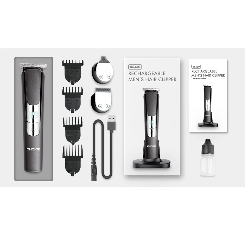 

Multifunctional Electric Shaver for Men Trim Heads Painless Easy to Charge Used Globally Digital Screen Display Sharp and Safe