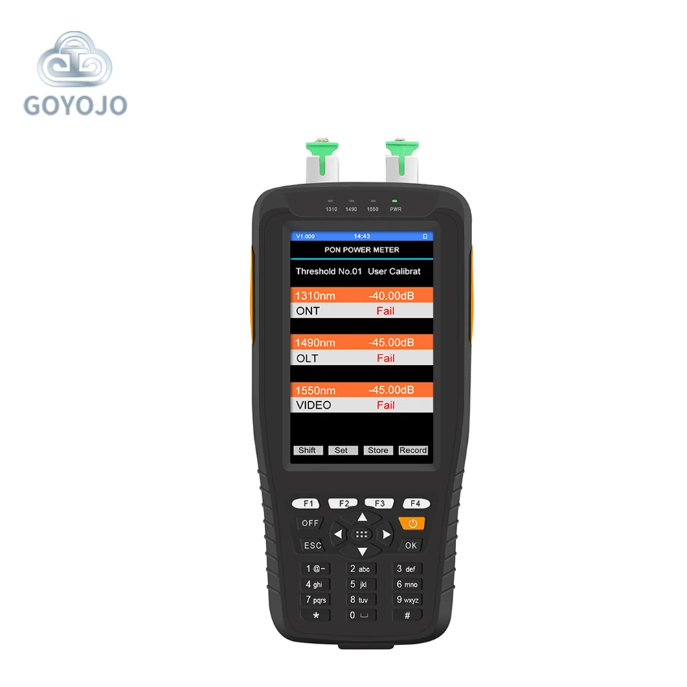 PON оптический измеритель мощности Высокоточный сетевой детектор тестер FTTH с