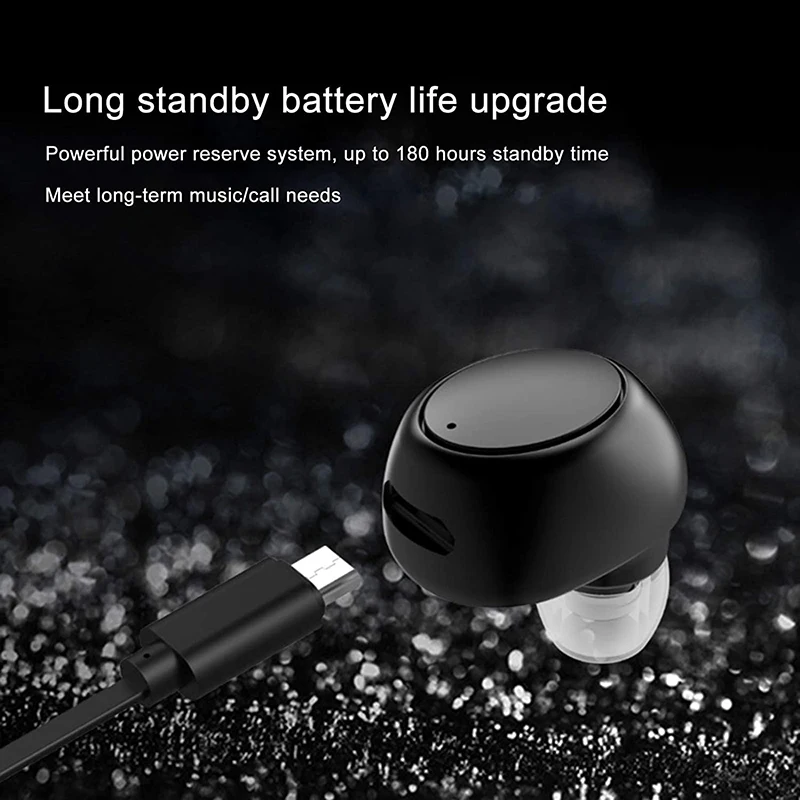 Мини-наушники-вкладыши с микрофоном Bluetooth 5 0 Hi-Fi | Электроника