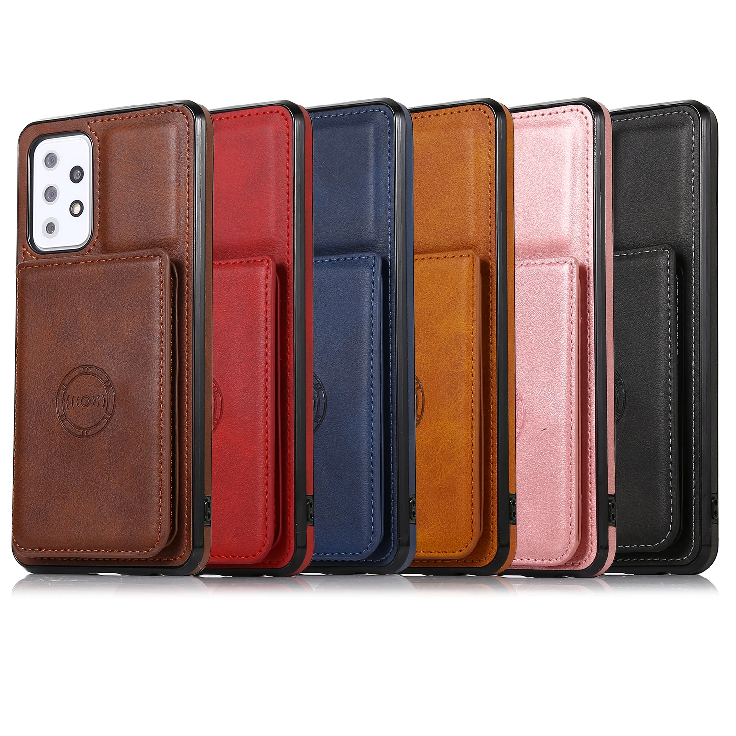 Car Magnet Wallet Leather Case For Samsung Galaxy S21 S20 S22 Plus Ultra A32 A52 A12 A22 A42 A72 A82 A13 A33 A53 Stand Cover