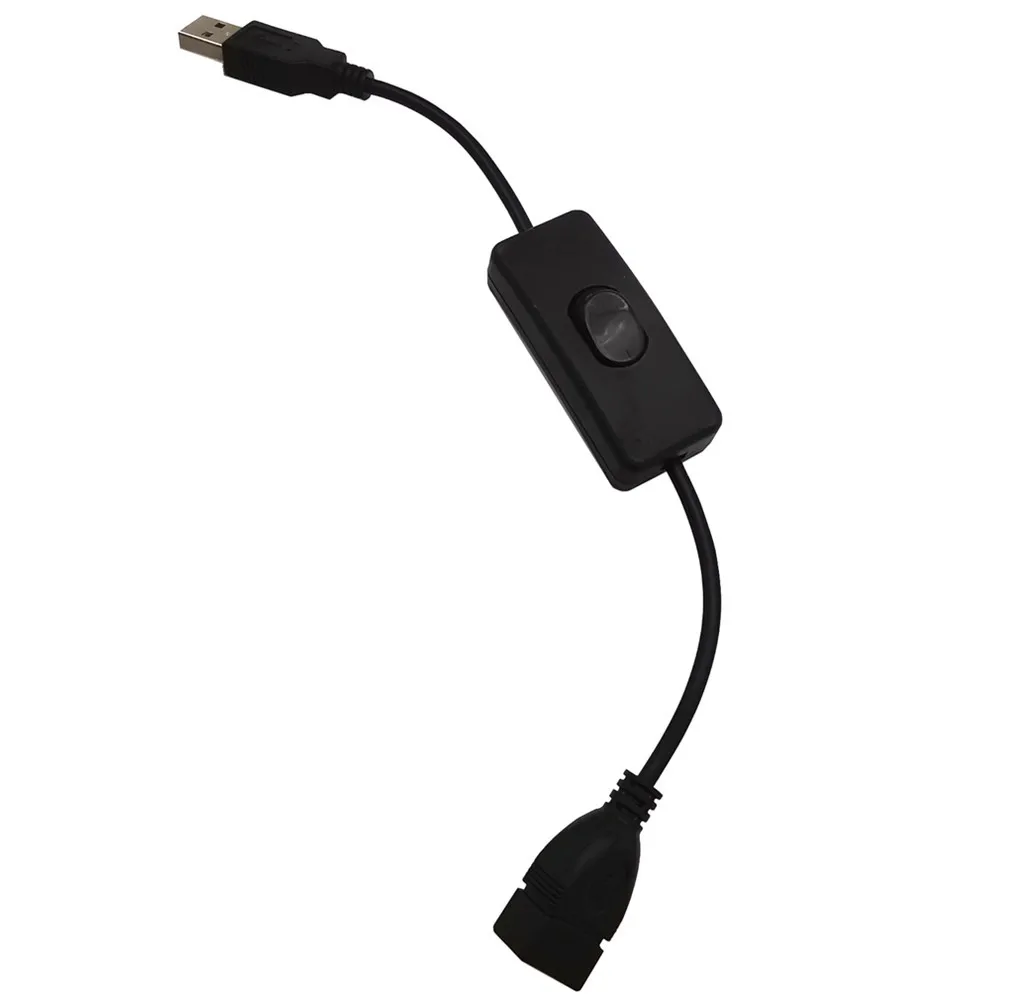 3а 22AWG медный USB Удлинительный шнур питания с переключателем USB AMAF удлинитель с переключателем контроллер линии